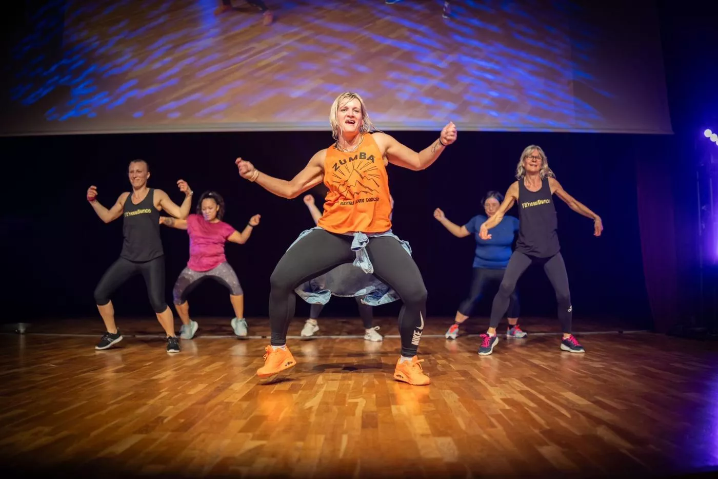 Masterclass Fitness Dance : vue de la scène